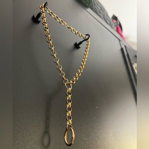 Large Circle Chain Necklace with Drop Circle Pendant Revolve